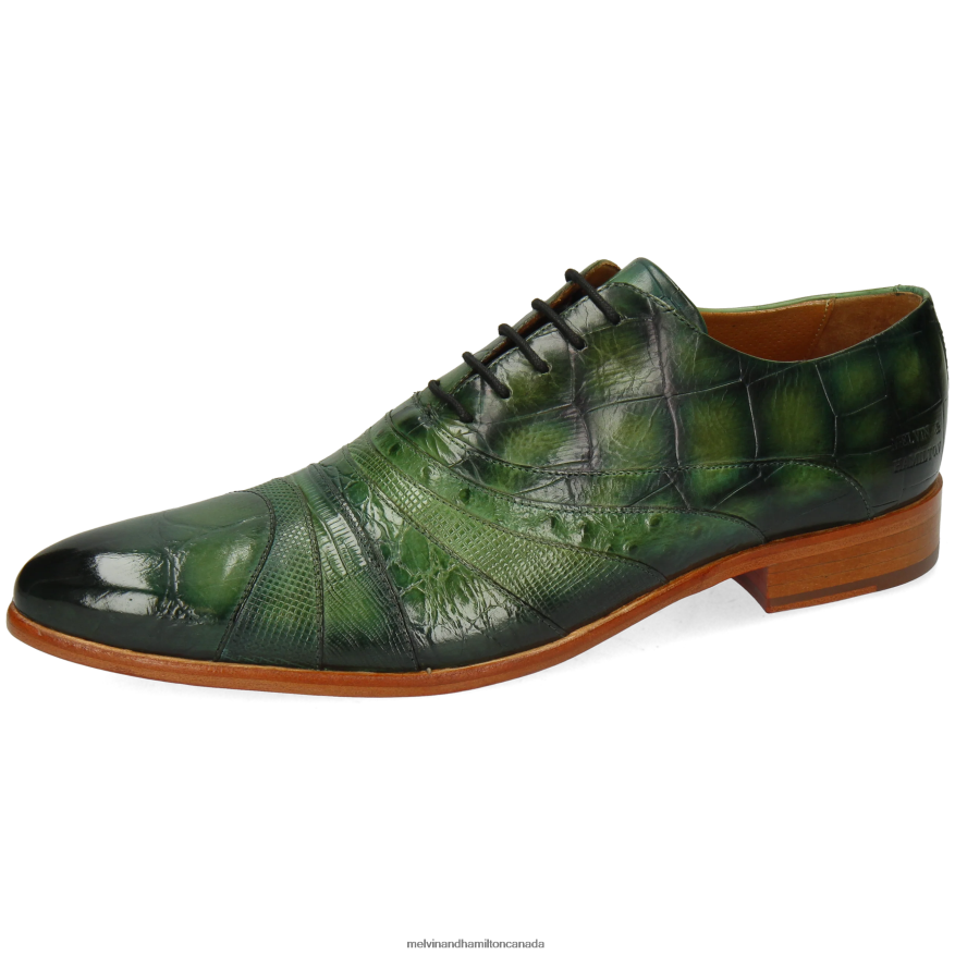 Men Melvin & Hamilton Green Toni 43 Oxford Shoes P4V68P156