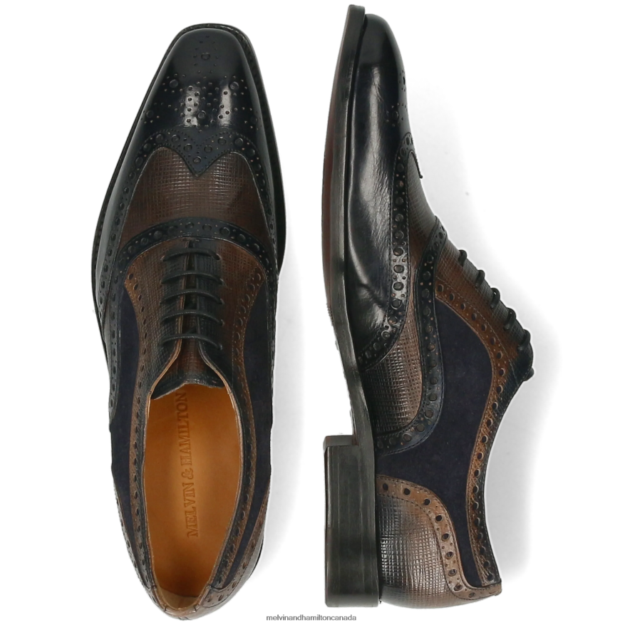 Men Melvin & Hamilton Multi Leonardo 21 Oxford Shoes P4V68P194