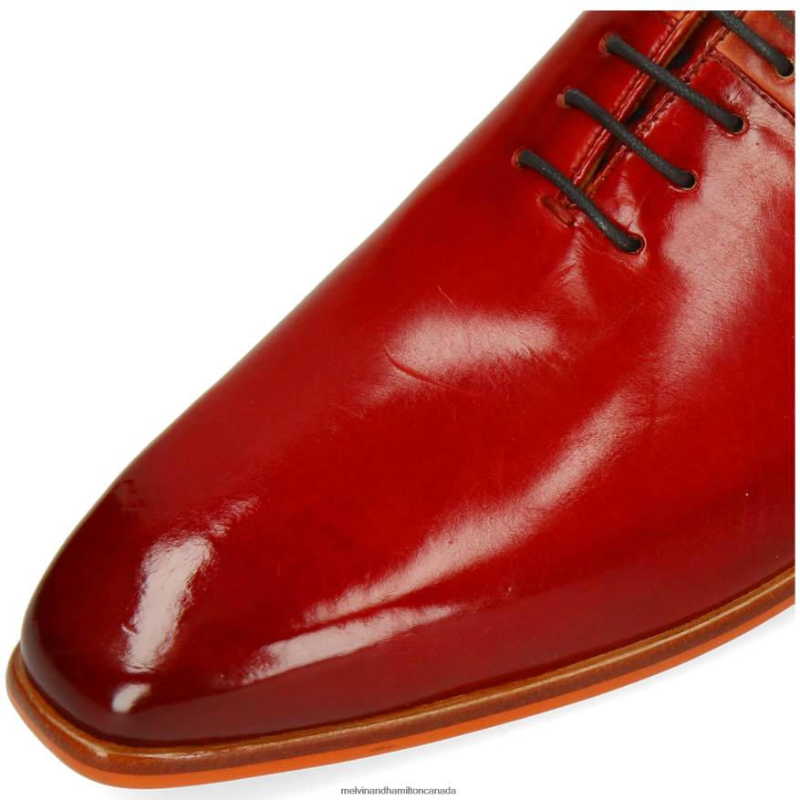 Men Melvin & Hamilton Red Lewis 53 Oxford Shoes P4V68P154