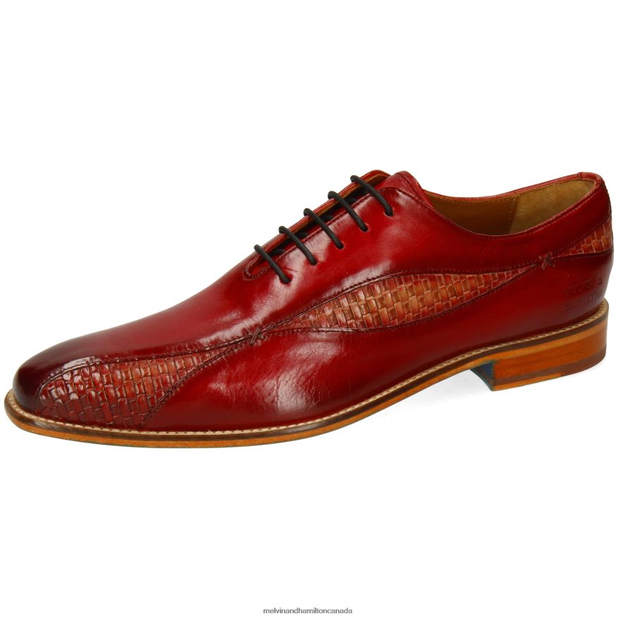 Men Melvin & Hamilton Red Martin 26 Oxford Shoes P4V68P204