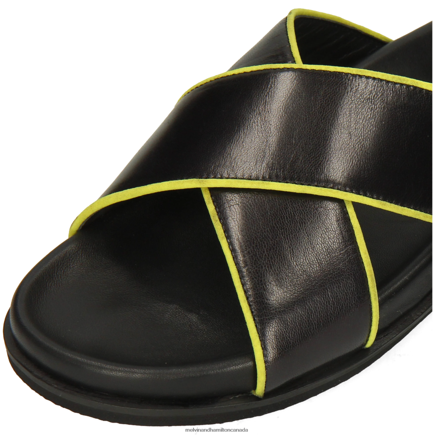 Men Melvin & Hamilton Black Robert 21 Sandals P4V68P750