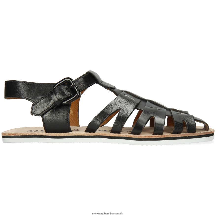 Men Melvin & Hamilton Black Sam 39 Sandals P4V68P763