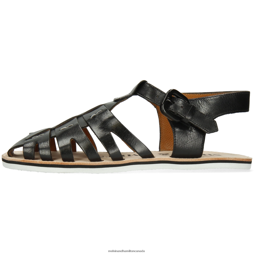 Men Melvin & Hamilton Black Sam 39 Sandals P4V68P763