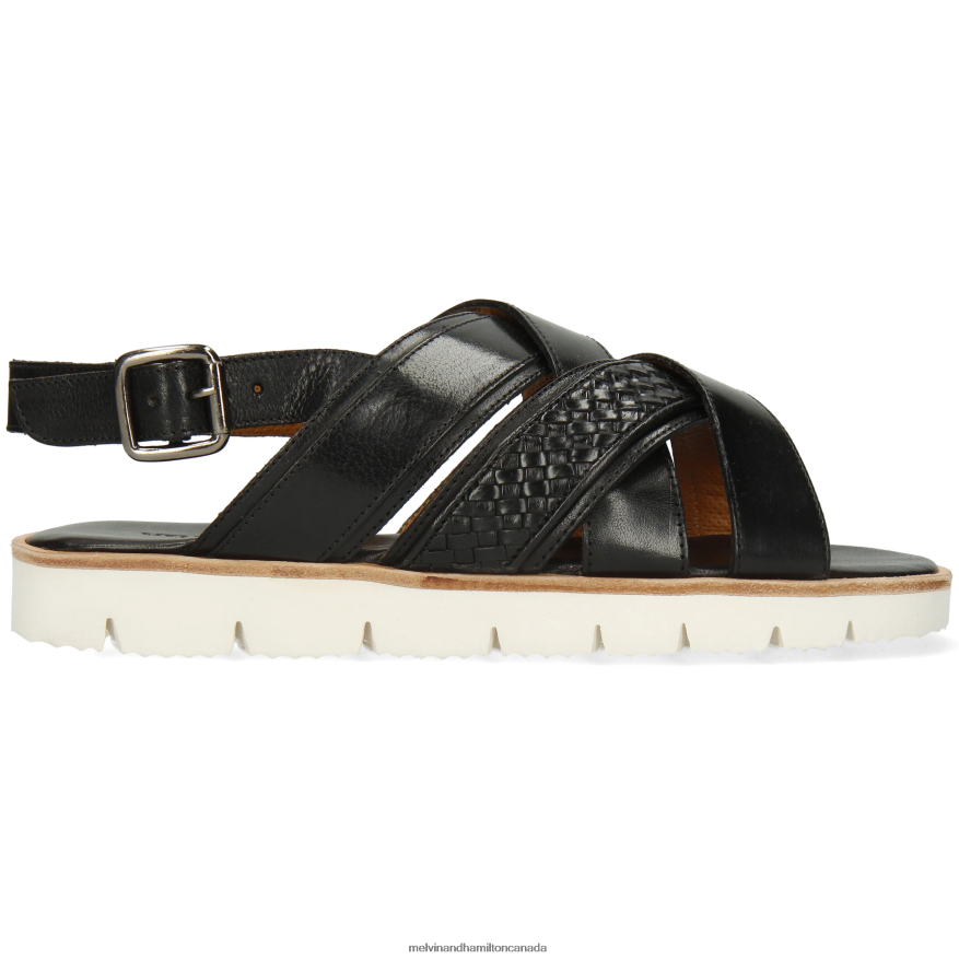Men Melvin & Hamilton Black Sam 46 Sandals P4V68P769