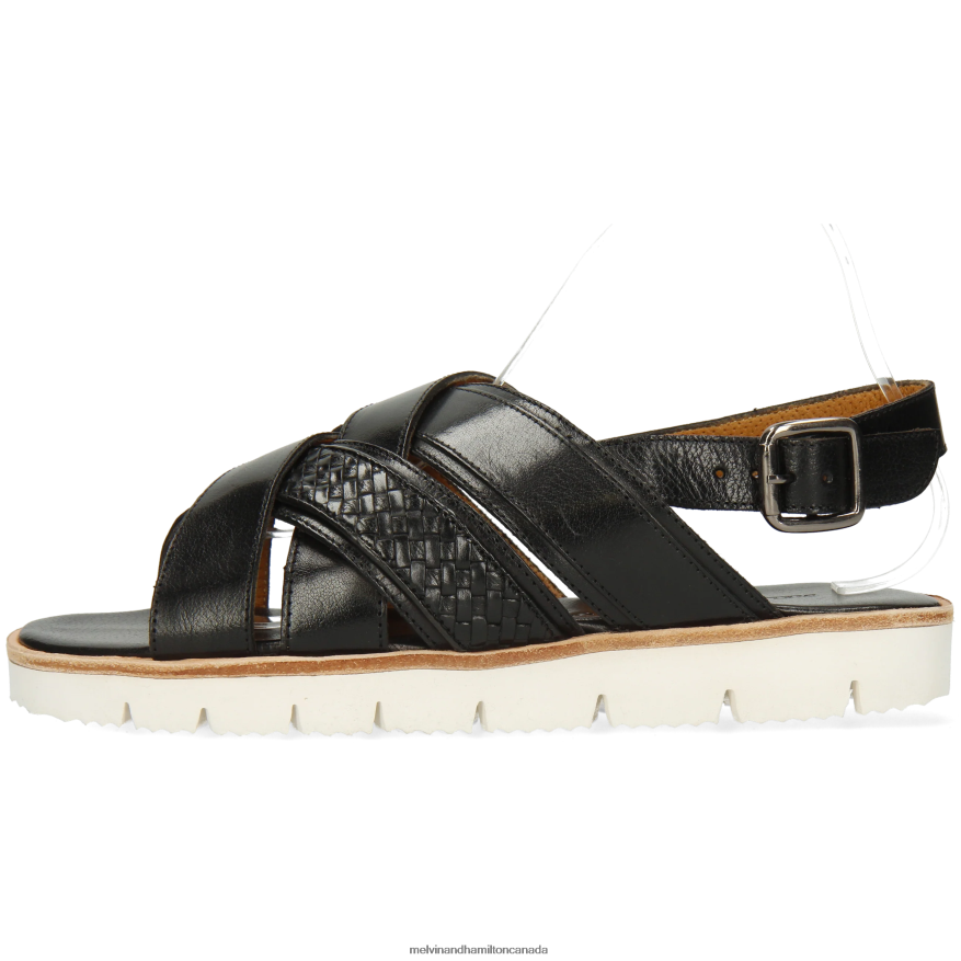Men Melvin & Hamilton Black Sam 46 Sandals P4V68P769