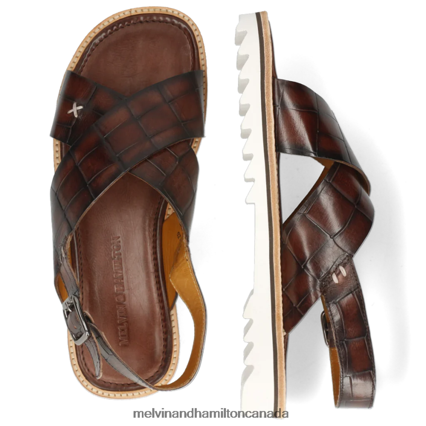 Men Melvin & Hamilton Brown Sam 32 Sandals P4V68P755