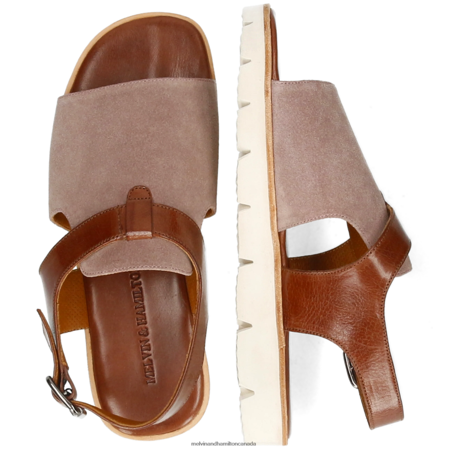 Men Melvin & Hamilton Brown Sam 41 Sandals P4V68P760