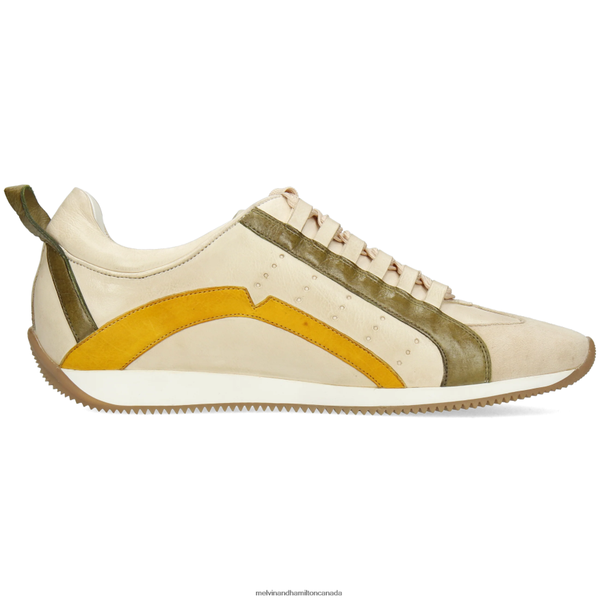 Men Melvin & Hamilton Beige Rocky 17 Sneakers P4V68P615