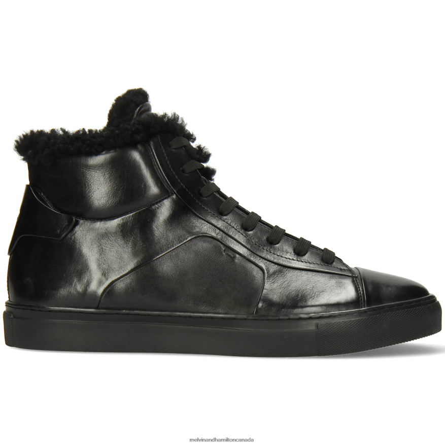Men Melvin & Hamilton Black Harvey 108 Sneakers P4V68P576