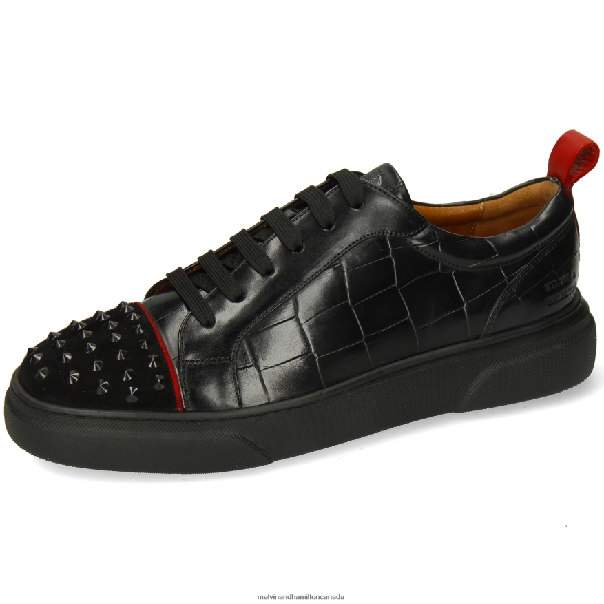 Men Melvin & Hamilton Black Harvey 12 Sneakers P4V68P572