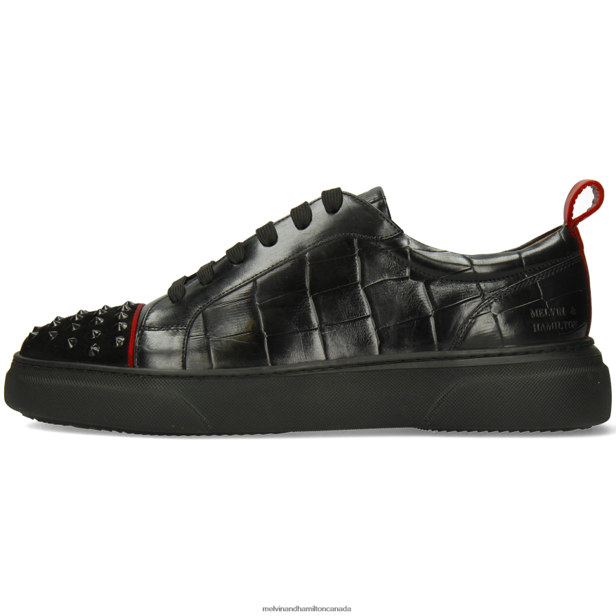 Men Melvin & Hamilton Black Harvey 12 Sneakers P4V68P572