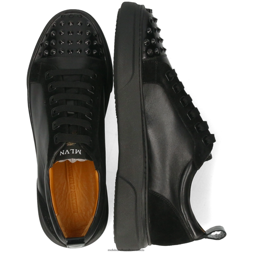 Men Melvin & Hamilton Black Harvey 12 Sneakers P4V68P598
