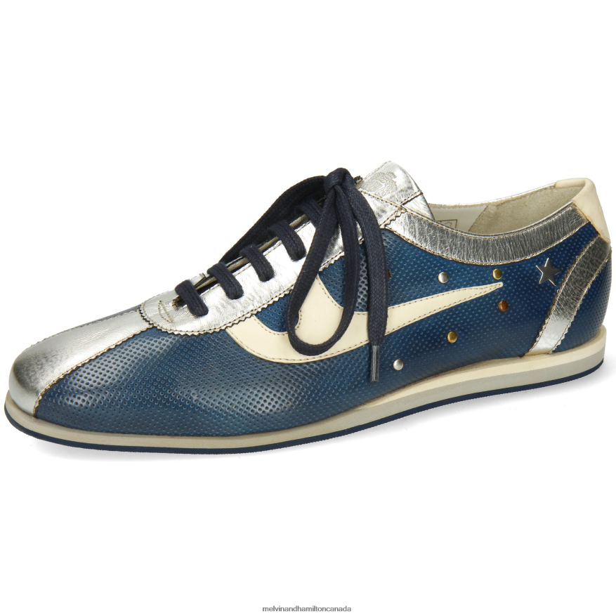 Men Melvin & Hamilton Blue Pharell 1 Sneakers P4V68P693