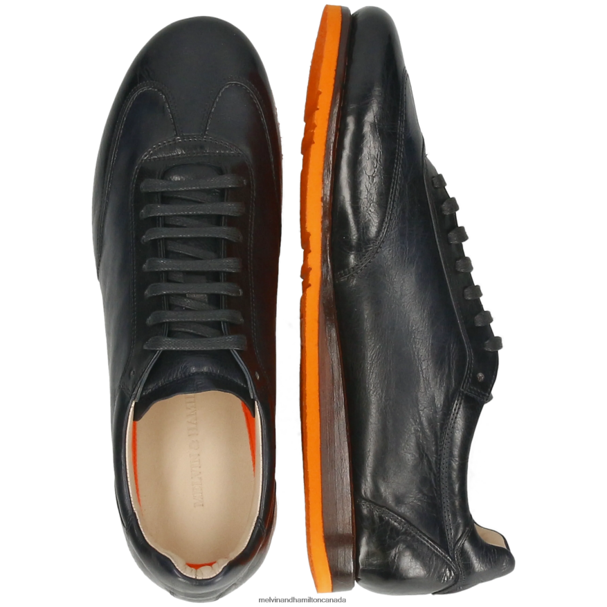 Men Melvin & Hamilton Blue Vadim 1 Sneakers P4V68P571