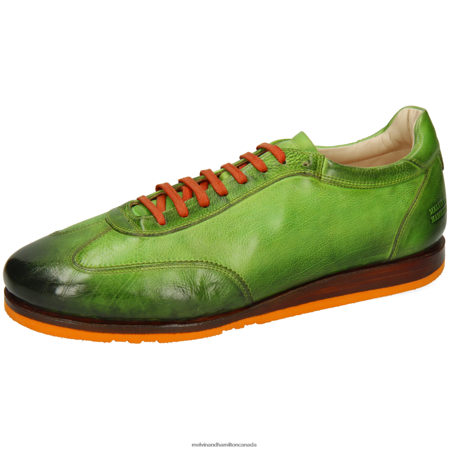 Men Melvin & Hamilton Green Vadim 1 Sneakers P4V68P574