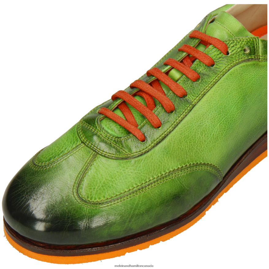 Men Melvin & Hamilton Green Vadim 1 Sneakers P4V68P574