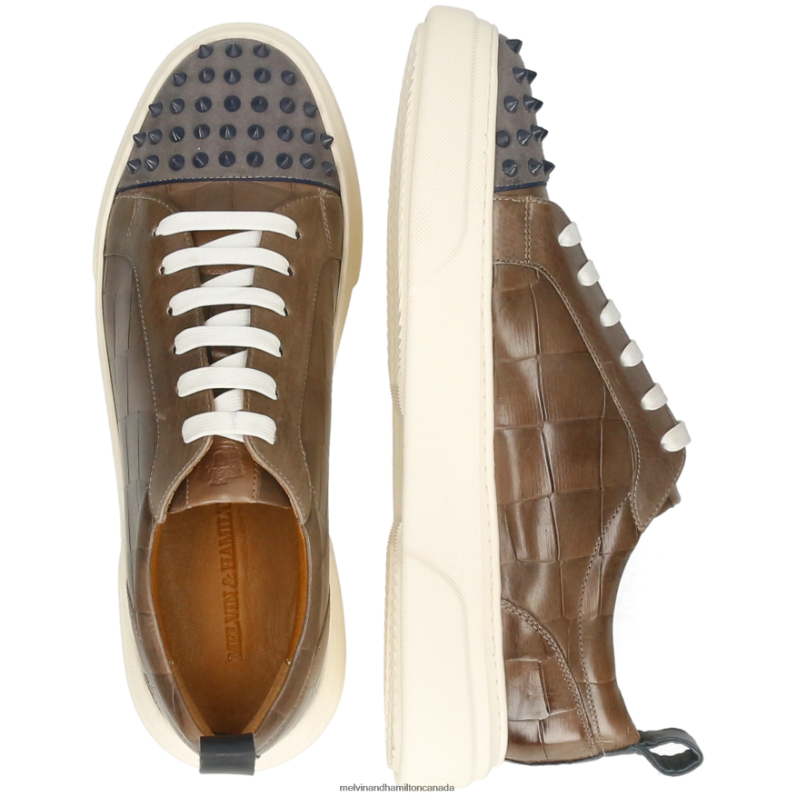 Men Melvin & Hamilton Grey Harvey 12 Sneakers P4V68P581