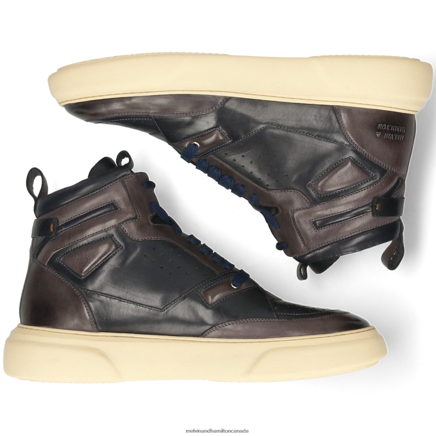 Men Melvin & Hamilton Grey Harvey 51 Sneakers P4V68P599