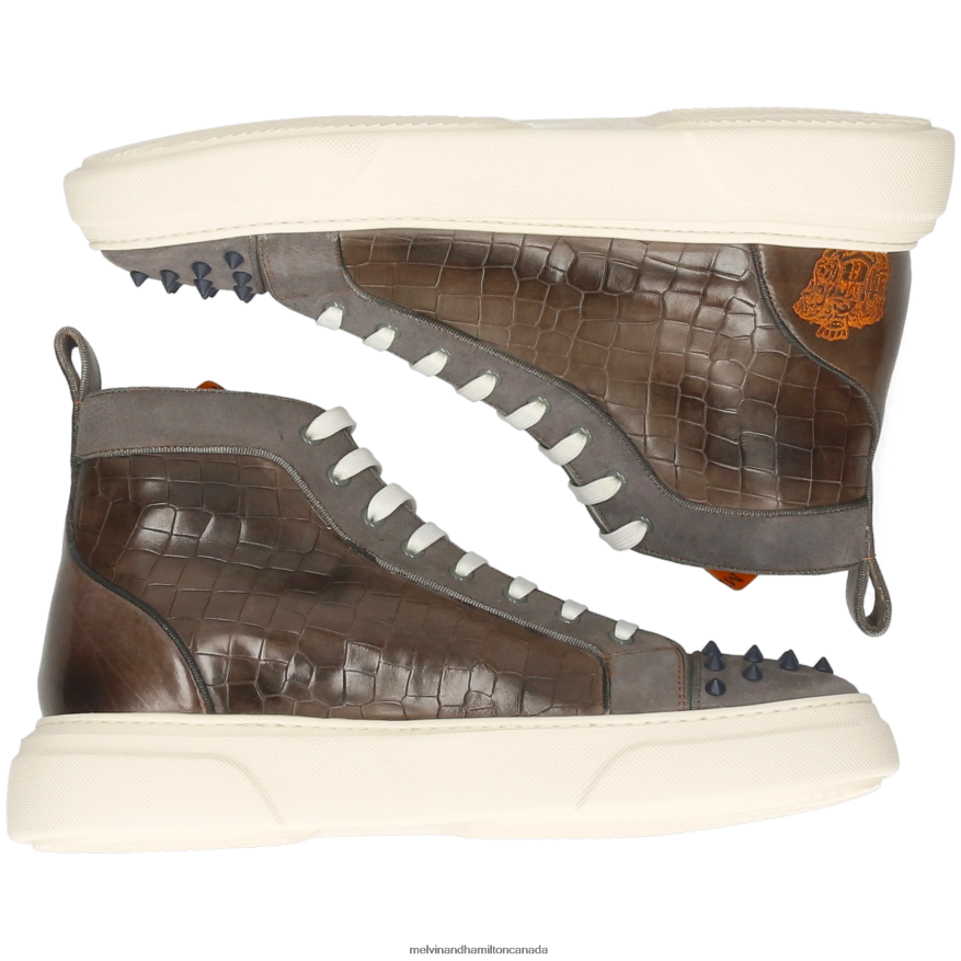 Men Melvin & Hamilton Grey Harvey 95 Sneakers P4V68P578