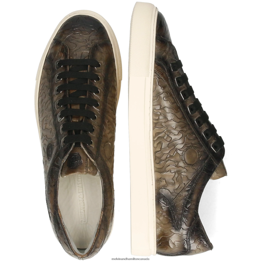 Men Melvin & Hamilton Khaki Harvey 9 Sneakers P4V68P602