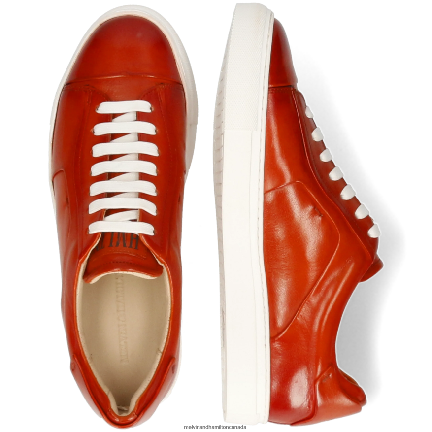 Men Melvin & Hamilton Orange Harvey 107 Sneakers P4V68P577