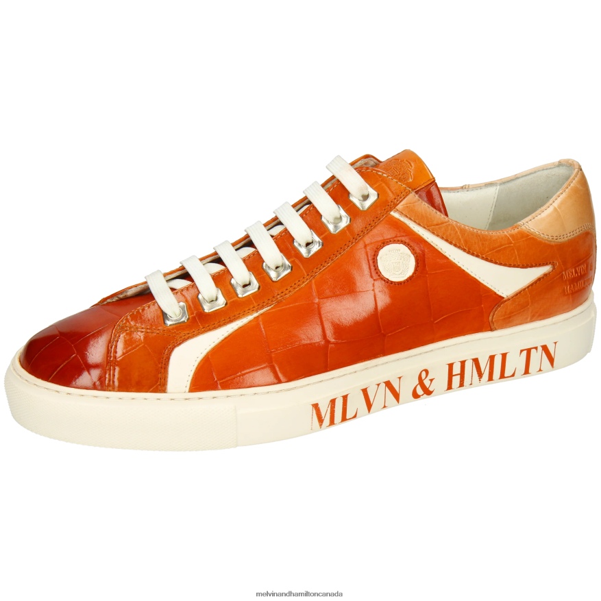 Men Melvin & Hamilton Orange Harvey 9 Sneakers P4V68P568