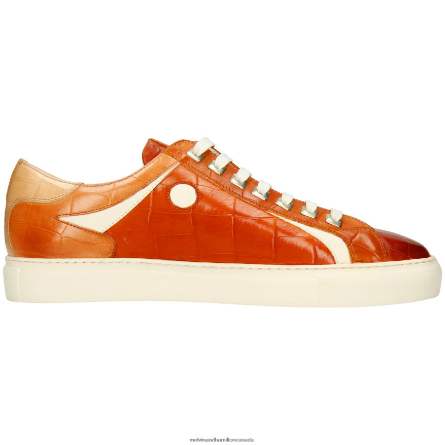 Men Melvin & Hamilton Orange Harvey 9 Sneakers P4V68P568