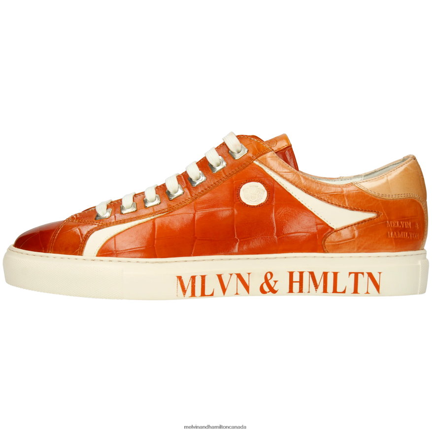 Men Melvin & Hamilton Orange Harvey 9 Sneakers P4V68P568