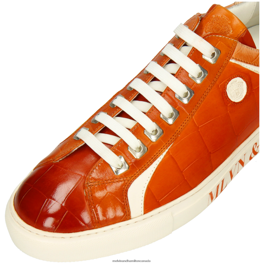 Men Melvin & Hamilton Orange Harvey 9 Sneakers P4V68P568