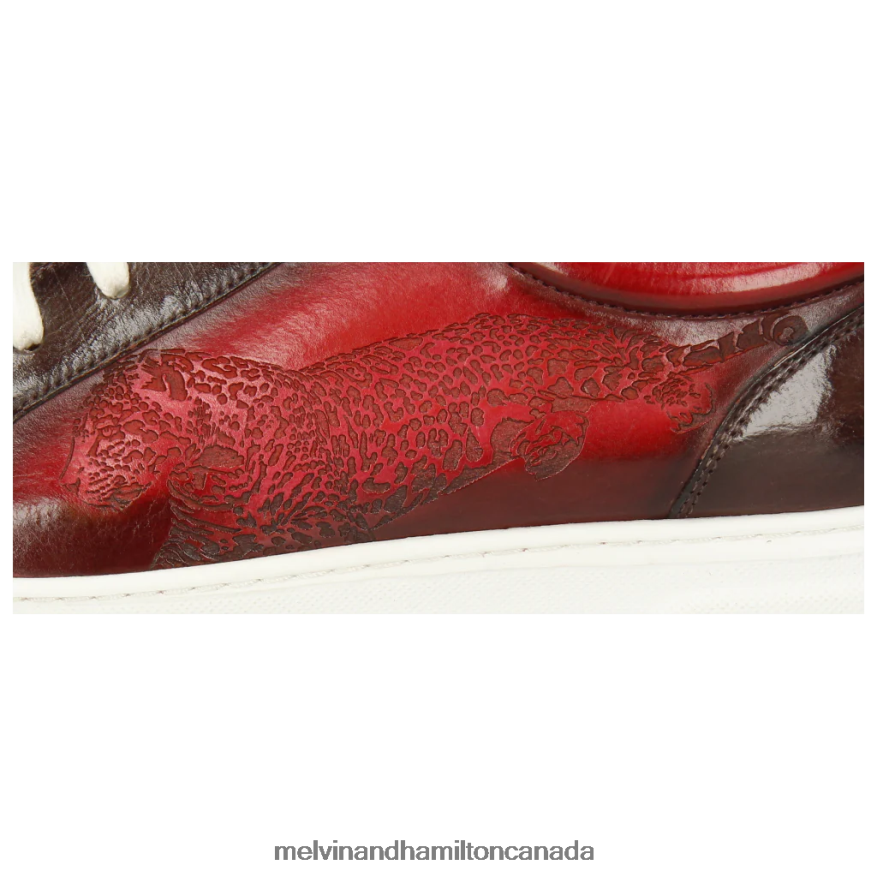 Men Melvin & Hamilton Red Harvey 12 Sneakers P4V68P656