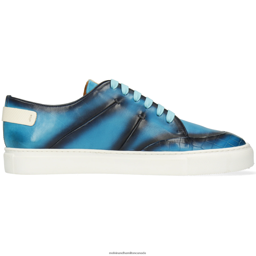 Men Melvin & Hamilton Turquoise Harvey 15 Sneakers P4V68P681