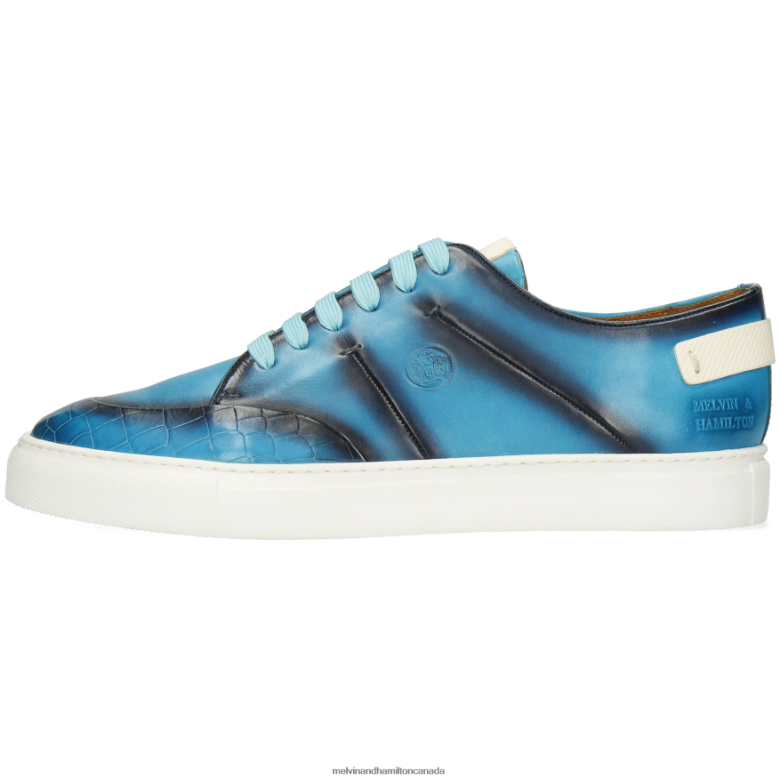 Men Melvin & Hamilton Turquoise Harvey 15 Sneakers P4V68P681