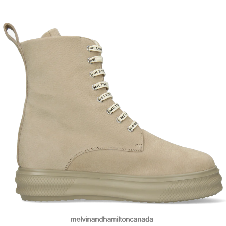 Women Melvin & Hamilton Beige Fay 3 Ankle Boots P4V68P1041