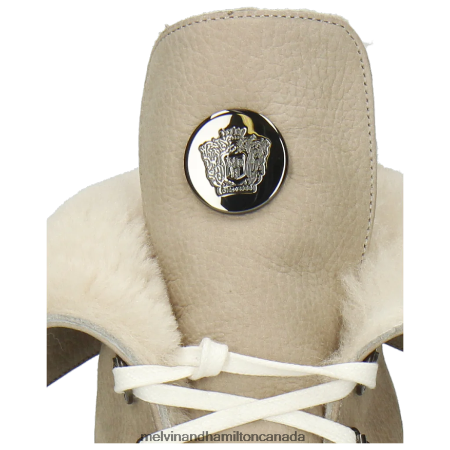 Women Melvin & Hamilton Beige Greta 1 Ankle Boots P4V68P1039