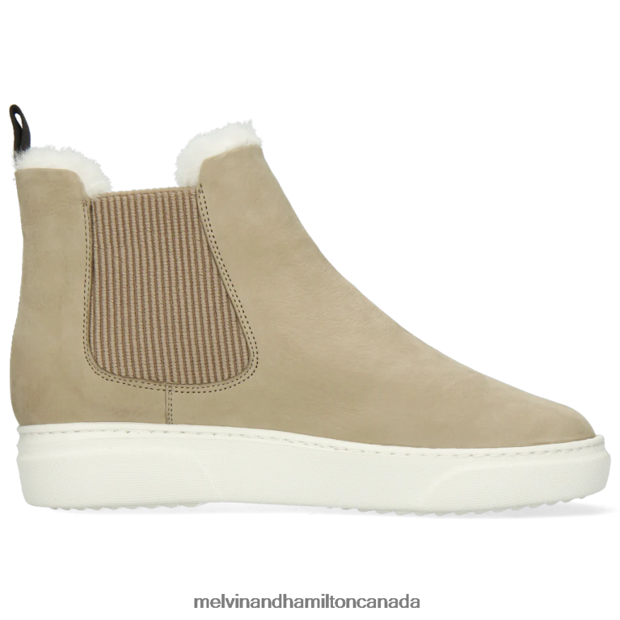 Women Melvin & Hamilton Beige Hailey 2 Ankle Boots P4V68P1132