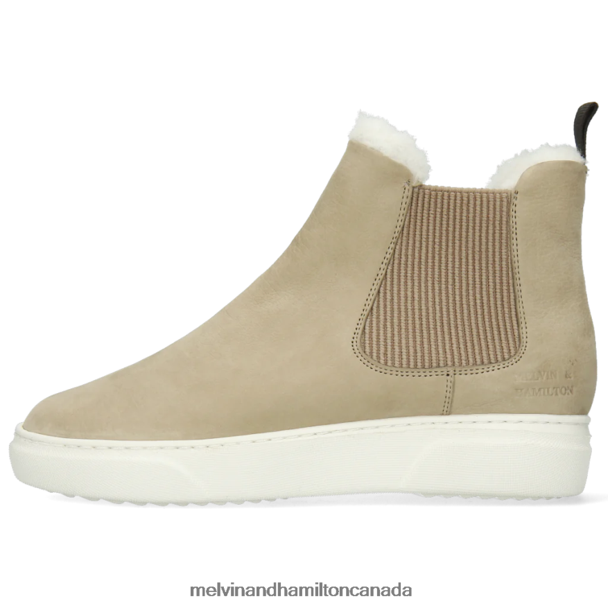 Women Melvin & Hamilton Beige Hailey 2 Ankle Boots P4V68P1132