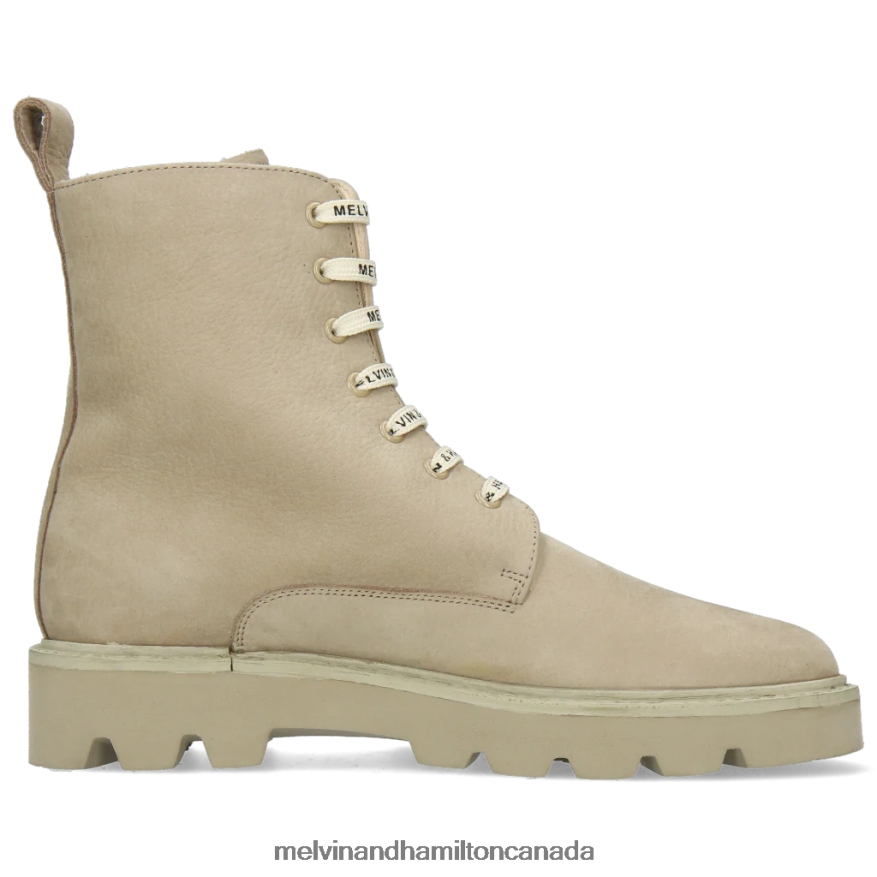 Women Melvin & Hamilton Beige Selina 68 Ankle Boots P4V68P1069