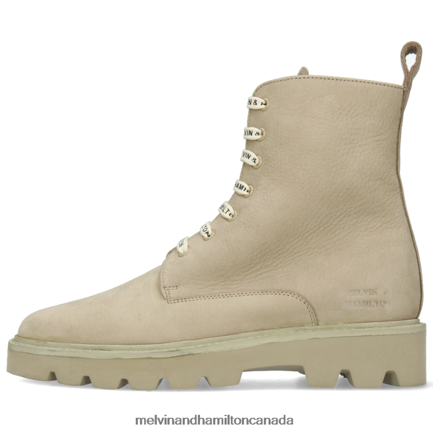 Women Melvin & Hamilton Beige Selina 68 Ankle Boots P4V68P1069