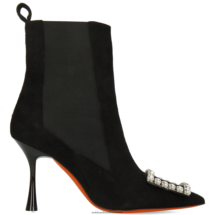 Women Melvin & Hamilton Black Alena 5 Ankle Boots P4V68P811