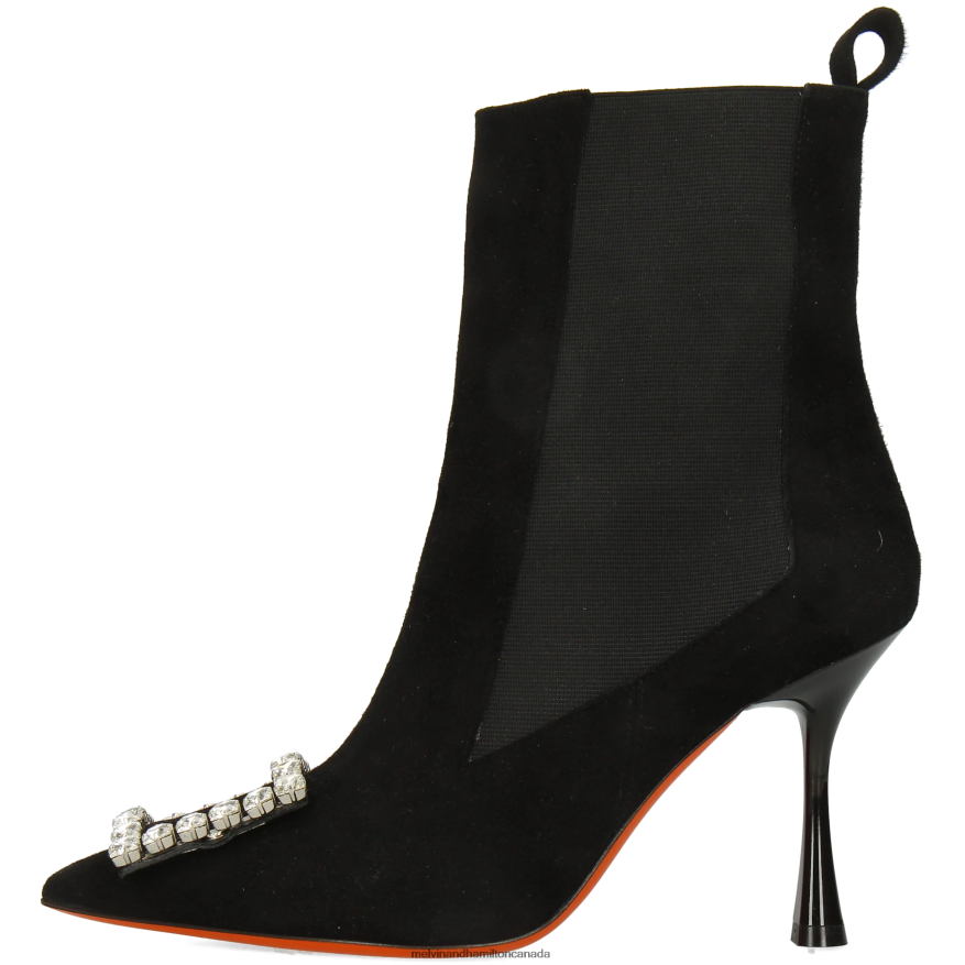 Women Melvin & Hamilton Black Alena 5 Ankle Boots P4V68P811