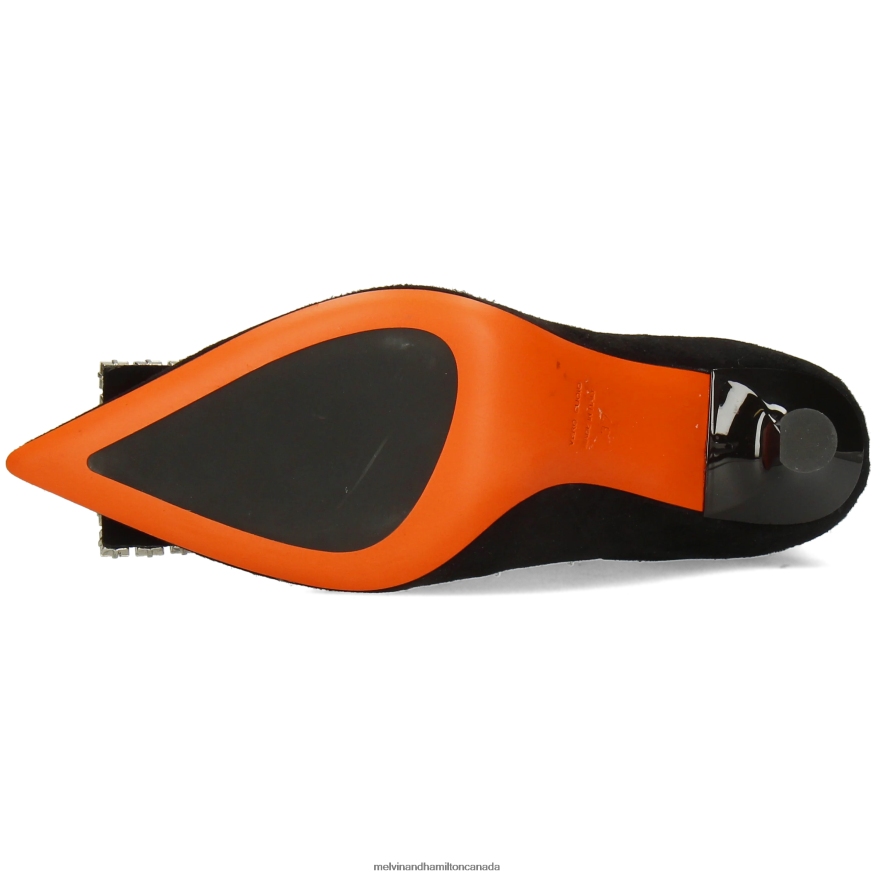 Women Melvin & Hamilton Black Alena 5 Ankle Boots P4V68P811