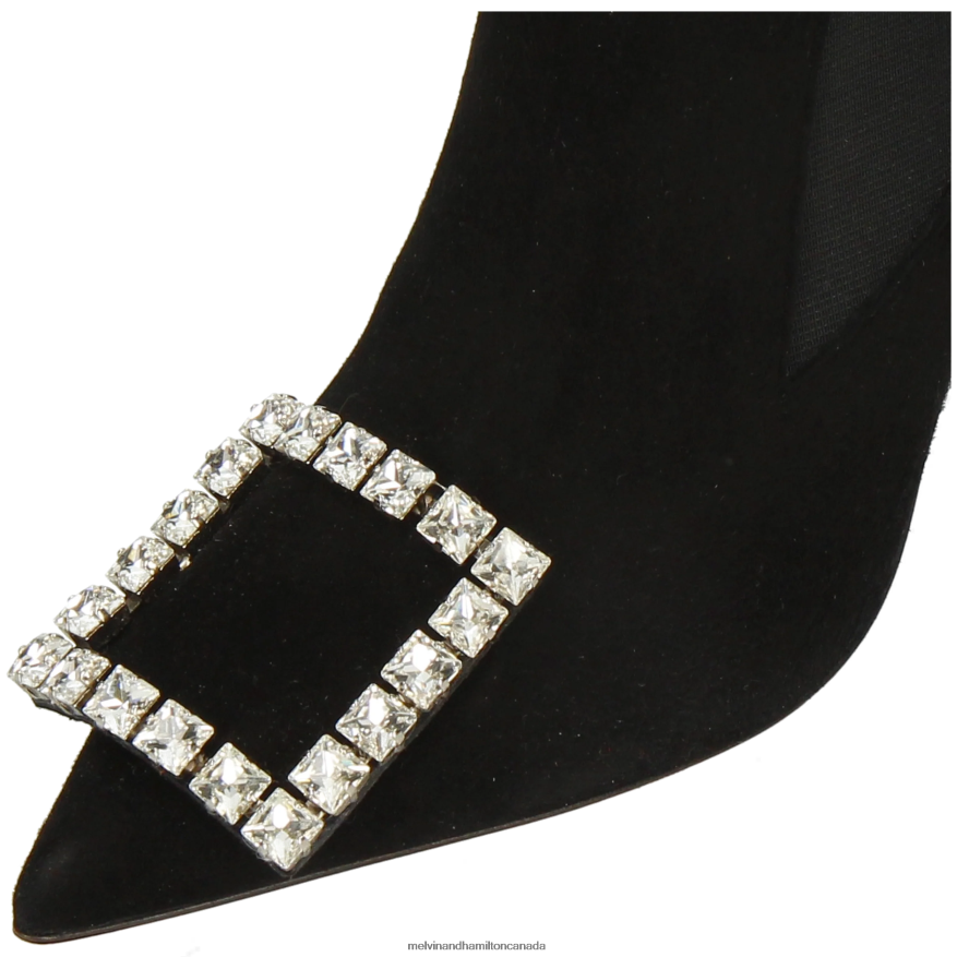 Women Melvin & Hamilton Black Alena 5 Ankle Boots P4V68P811