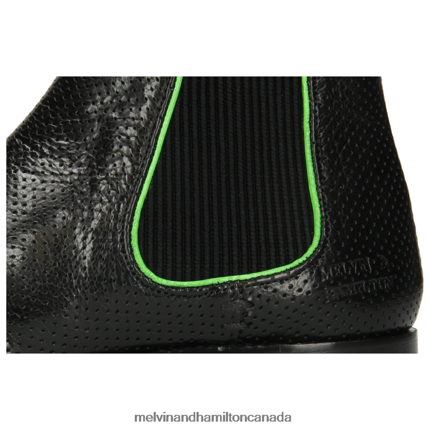 Women Melvin & Hamilton Black Amelie 4 Ankle Boots P4V68P1121