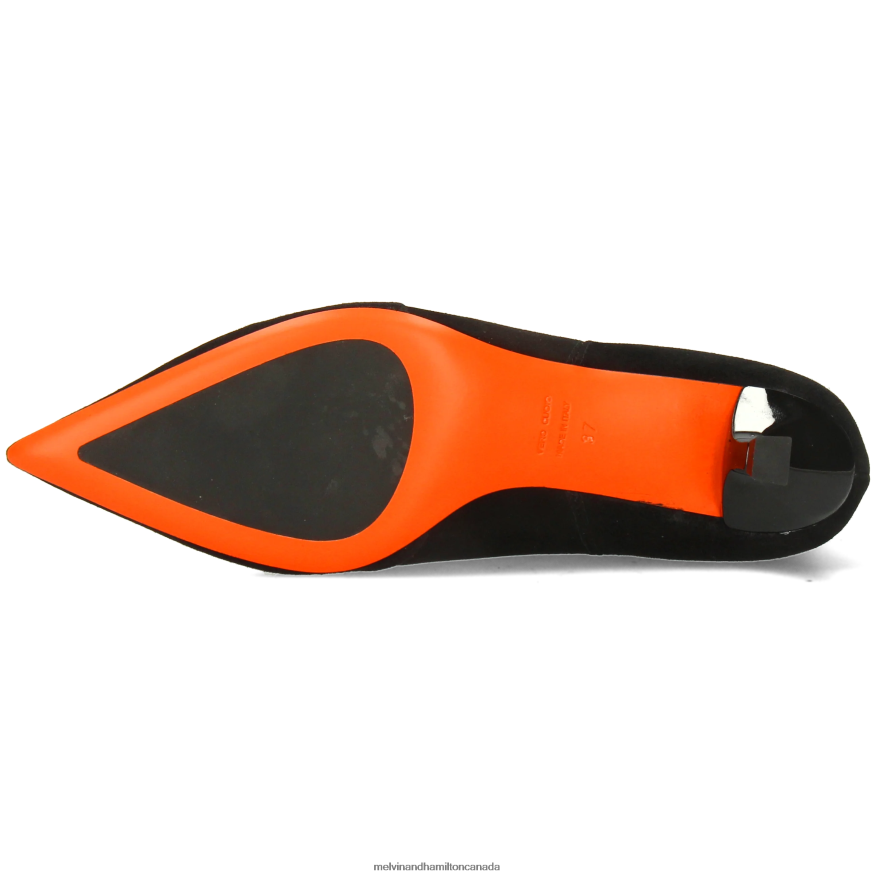 Women Melvin & Hamilton Black Aurora 1 Ankle Boots P4V68P843