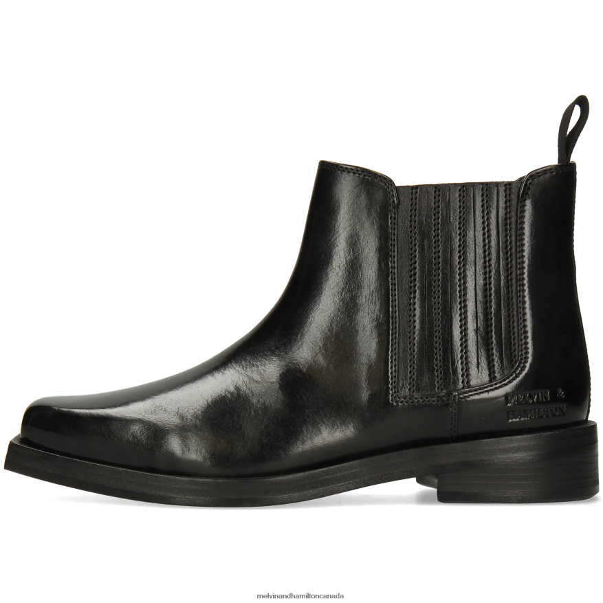 Women Melvin & Hamilton Black Bella 1 Ankle Boots P4V68P957