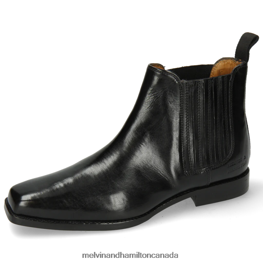 Women Melvin & Hamilton Black Bella 1 Ankle Boots P4V68P988