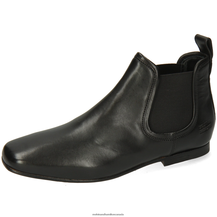 Women Melvin & Hamilton Black Camilla 3 Ankle Boots P4V68P1015