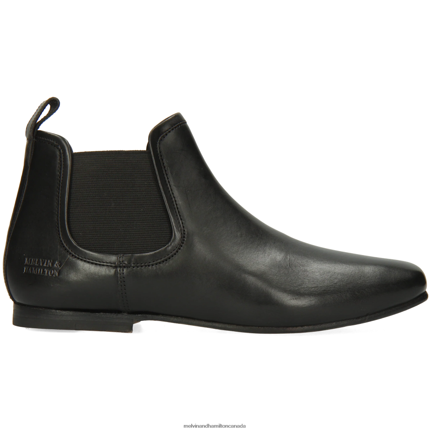 Women Melvin & Hamilton Black Camilla 3 Ankle Boots P4V68P1015