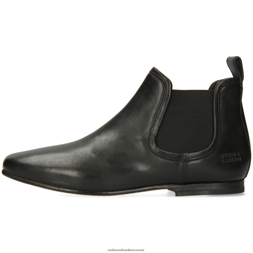 Women Melvin & Hamilton Black Camilla 3 Ankle Boots P4V68P1015