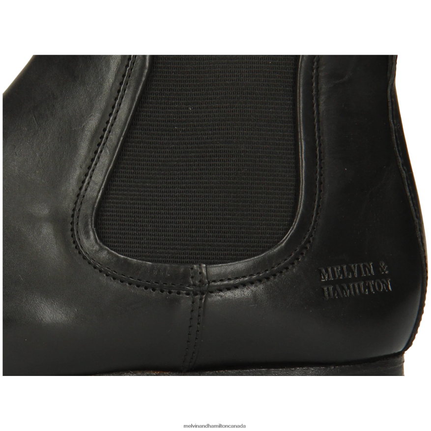 Women Melvin & Hamilton Black Camilla 3 Ankle Boots P4V68P1015